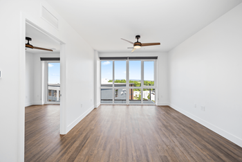 Spacious room with large window